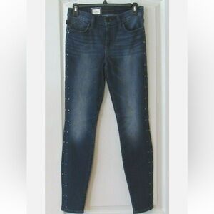 NWOT Rock & Republic Studded Kashmiere Style Tapered Dark Wash Denim Jeans SZ 8M